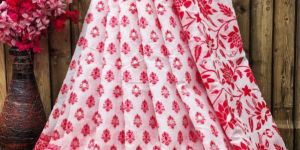 Cotton Red Jamdani Sarees