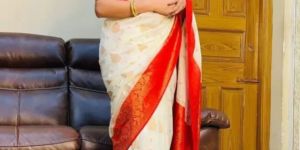 Printed Banarasi Jacquard Saree