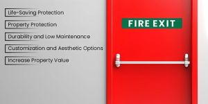 Mild Steel Fire Retardant Door