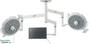 Ceiling Mounted Glanza 500+500 Double Dome LED OT Light