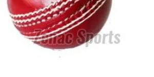 Leather Red Cricket Ball
