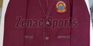 Woolen Red School Blazer