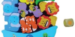 Wooden Animal Stacking Blocks