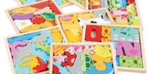Wooden Think 'N' Play Puzzle