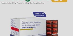 Diclofenac Paracetamol Serratiopeptidase Tablet