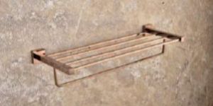 Rose Gold Touch Towel Rack