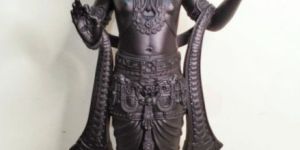 Marble Black RAM Lalla Statue