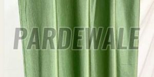 Green Semi Blackout Plain Curtain