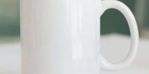 Plain White Ceramic Coffee Mug