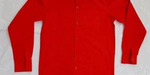 Mens Red Full Sleeves Shirt