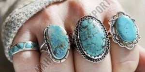 Natural Firoza Turquoise Ring