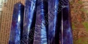 Natural Sodalite Gemstone Healing Wand