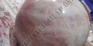Round Natural Rose Quartz Ball