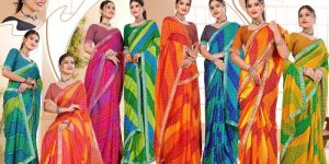 Ladies Dot Printed Casual Wear Cotton Saree