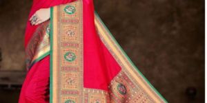 Ladies Party Wear Pure Silk Saree