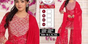 Ladies Pink Sharara Set