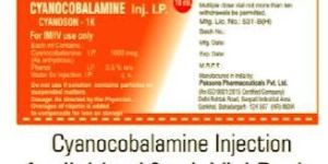 Cyanocobalamine Injection 10ml Vial IP