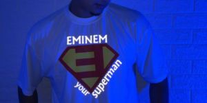 Mens Half Sleeves Reflective Drop Shoulder T Shirt