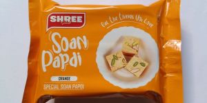 Lasaki Orange Flavor Soan Papdi