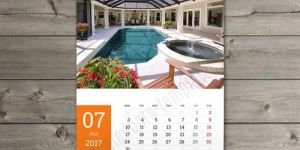 Printed Wall Calender