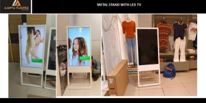 Metal Stand with LED TV
