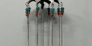 Silver Iron Bell Jhumar