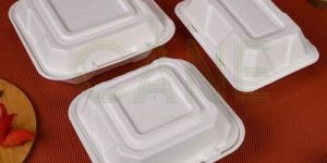 Biodegradable Fibre Molded Sugarcane Bagasse Clamshell