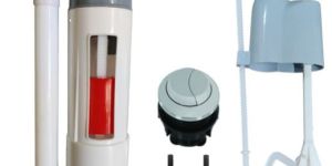 PP One Piece Toilet Flush Fitting Set