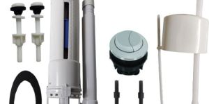 ABS Two Piece Toilet Cap Flush Fitting Set