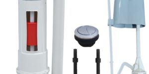 PP Two Piece Toilet Cap Flush Fitting Set