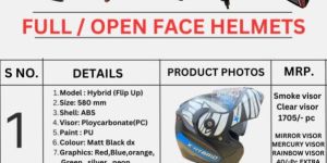 Open Face Helmets