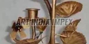 Brass 3 Light Candle Holder