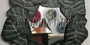 Iron Leaf Wall Mirror