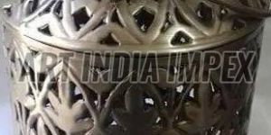 Iron Moroccan Candle Holder