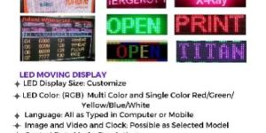 LED Moving Display Board