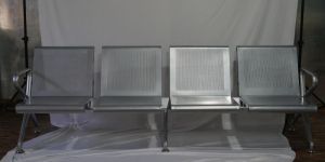 Mild Steel 4 Seater Waiting Chair