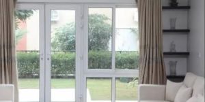 UPVC Frame Glass Door