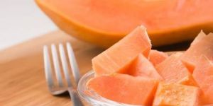 Frozen Papaya Slices