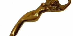 Brass Vintage Lady Bottle Opener