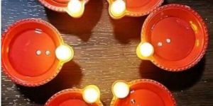 Water Sensor Diya (Big & Small)