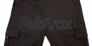 Mens Brown Cotton Lycra Shorts
