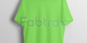 Mens Regular Fit Cotton Polyester Round Neck T-Shirt