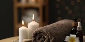 Luxury Cotton Brown Spa Face Towel