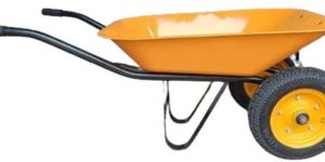 Pneumatic Double Tyre Wheel Barrow