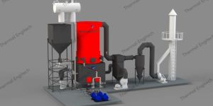 VERTICAL 4-PASS THERMIC FLUID HEATER