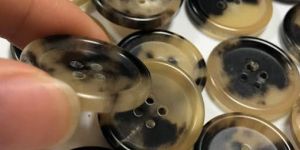 Genuine Black Buffalo Horn Buttons - For All Your Attire