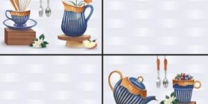 12X18mm Glossy Ceramic Designer Digital Kitchen Tiles