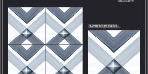 600X600mm Satin Matte Finish Flooring Porcelain Tiles