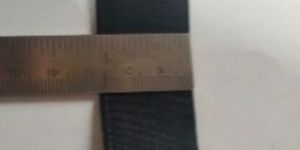 25mm Black Woven Elastic