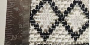 Black & White Cotton Lace